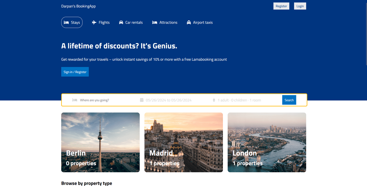 Hotel Booking (MERN)